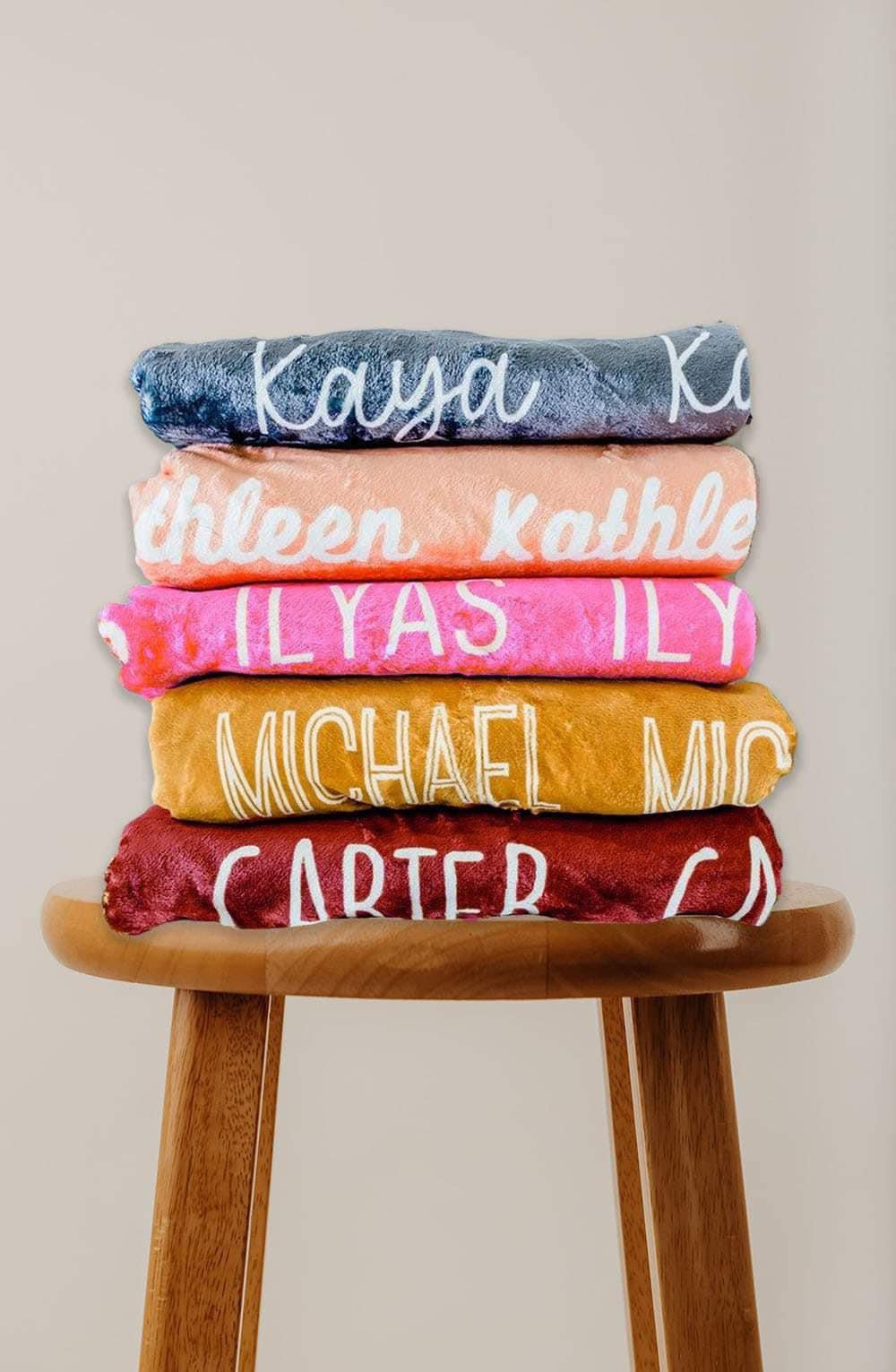 Personalized Name Blanket. ENDS: 11/23 @ 8 PM.