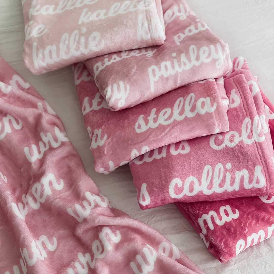 Personalized Name Blanket. ENDS: 11/23 @ 8 PM.